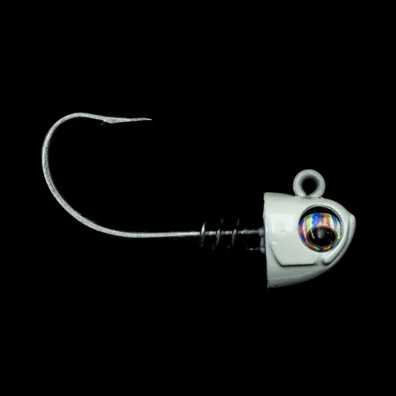 NLBN Jigs>- No Live Bait Needed Hot Heads Screw Lock Jig Heads for 5" Paddle Tails