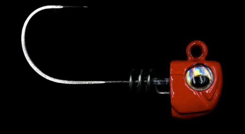 NLBN Jigs>- No Live Bait Needed Hot Heads Screw Lock Jig Heads for 3" Paddle Tails