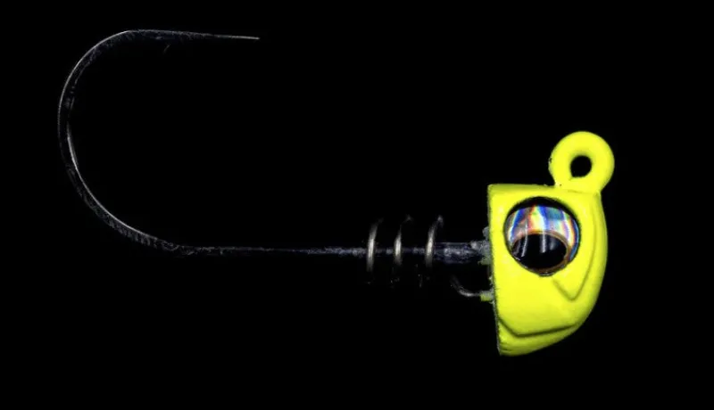 NLBN Jigs>- No Live Bait Needed Hot Heads Screw Lock Jig Heads for 3" Paddle Tails