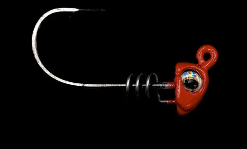 NLBN Jigs>- No Live Bait Needed Hot Heads Screw Lock Jig Heads for 3" Paddle Tails