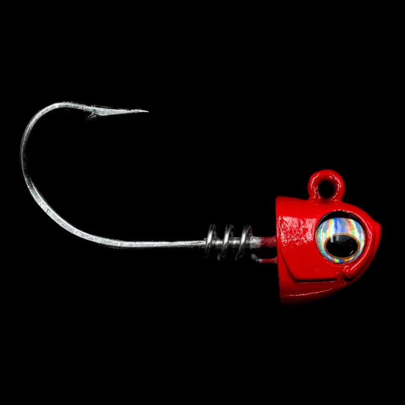 NLBN Jigs>- No Live Bait Needed Hot Heads Jig Heads for 8" Paddle Tails
