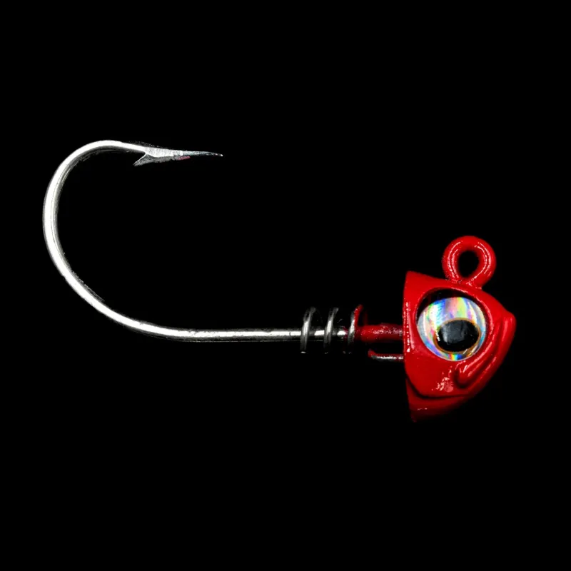NLBN Jigs>- No Live Bait Needed Hot Heads Jig Heads for 8" Paddle Tails