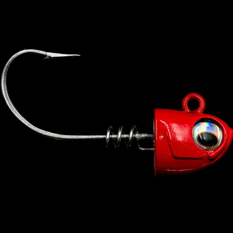 NLBN Jigs>- No Live Bait Needed Hot Heads Jig Heads for 8" Paddle Tails