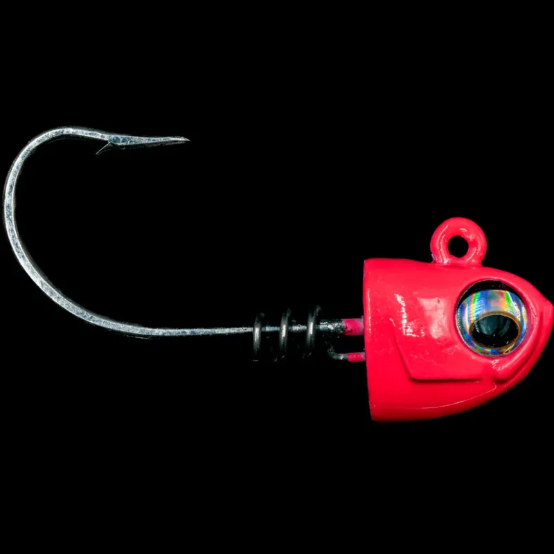 NLBN Jigs>- No Live Bait Needed Hot Heads Jig Heads for 8" Paddle Tails