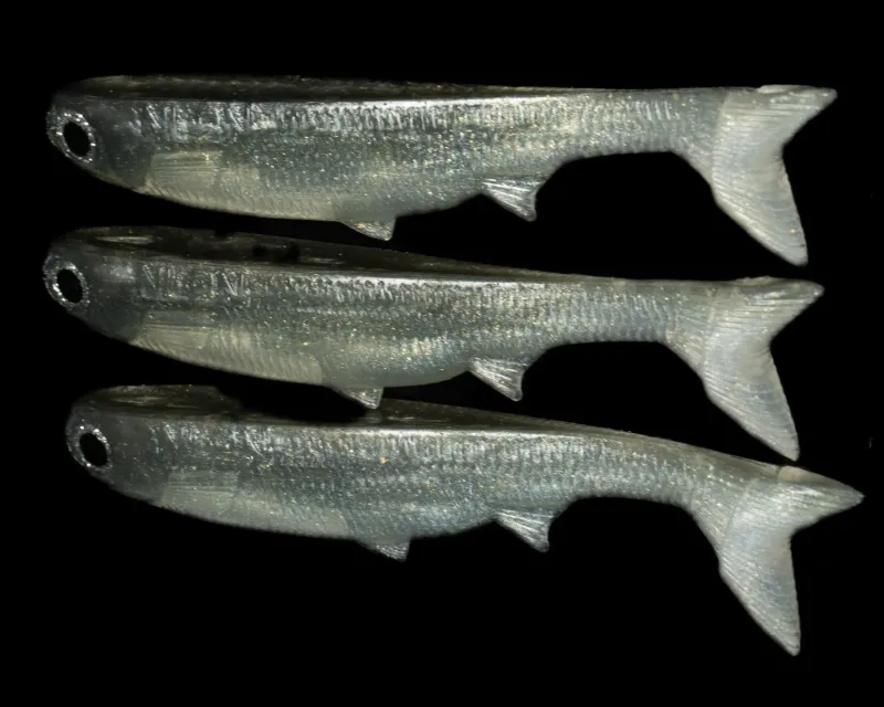 NLBN Soft Baits>- No Live Bait Needed K-Tail Swimbait