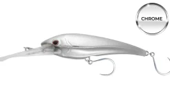 Nomad Trolling Lures>DTX Minnow Chrome Limited Edition Heavy Duty Sinking Trolling Lure