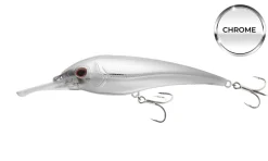 Nomad Trolling Lures>DTX Minnow Chrome Limited Edition Heavy Duty Sinking Trolling Lure