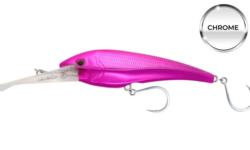 Nomad Trolling Lures>DTX Minnow Chrome Limited Edition Heavy Duty Sinking Trolling Lure