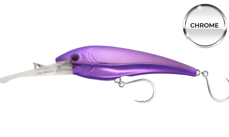 Nomad Trolling Lures>DTX Minnow Chrome Limited Edition Heavy Duty Sinking Trolling Lure