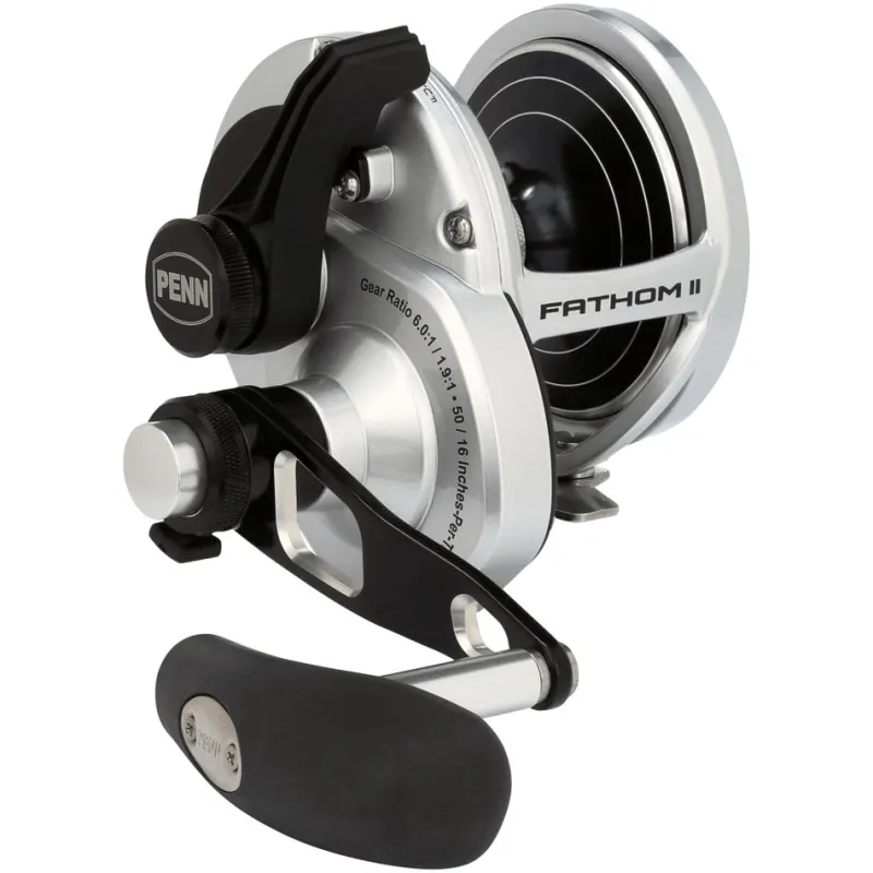 Penn Conventional>Fathom II 2-Speed Lever Drag Reels
