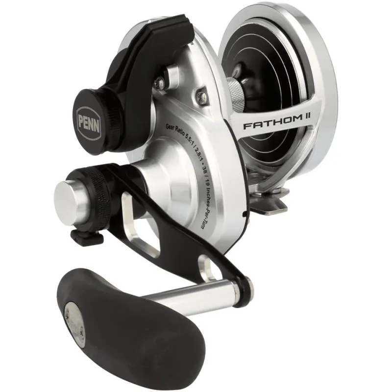 Penn Conventional>Fathom II 2-Speed Lever Drag Reels