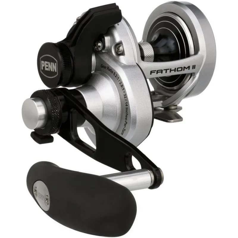 Penn Conventional>Fathom II 2-Speed Lever Drag Reels