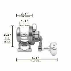 Seigler Conventional>SGN Small Game Narrow Lever Drag Reels