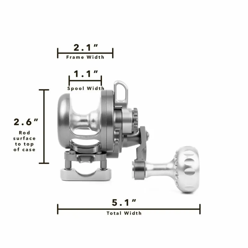 Seigler Conventional>SGN Small Game Narrow Lever Drag Reels