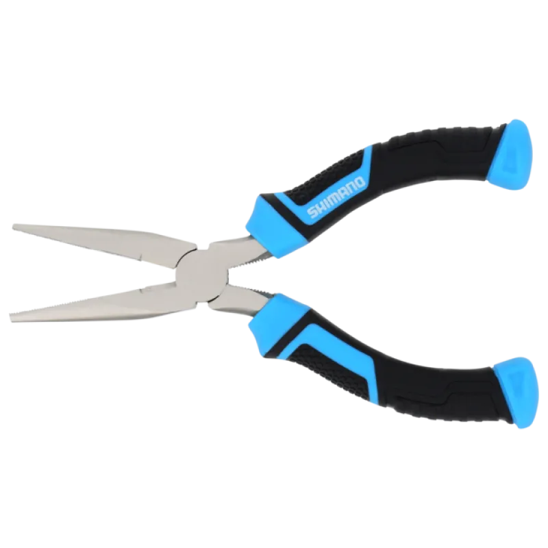 Shimano Split & Solid Rings|Tools>Brutas Silver Nickel Long Nose Pliers