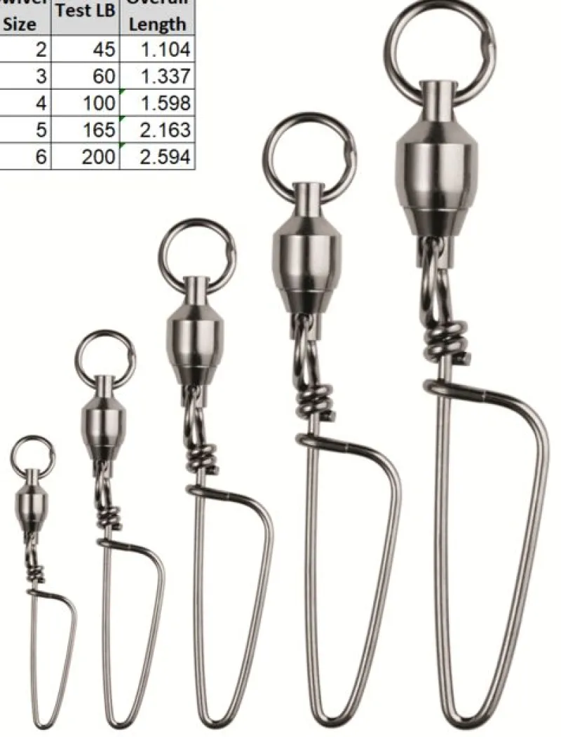 Spro Swivels & Snaps>Power Swivel with Coastlock Snaps