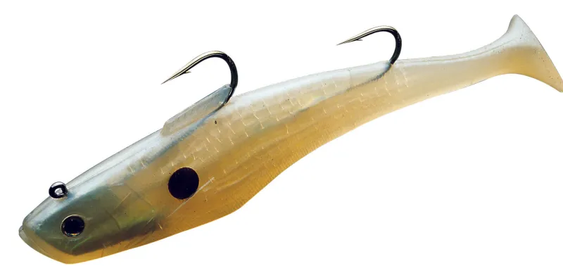 Tsunami Soft Baits>Holographic 9" Double Hook Swim Shads