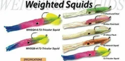 Tsunami Soft Baits>Weighted Holographic Squids