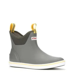 Xtratuf Shoes & Boots>Men's 6" Ankle Deck Boots Gray/Yellow