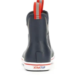Xtratuf Shoes & Boots>Men's 6" Ankle Deck Boots Navy/Red