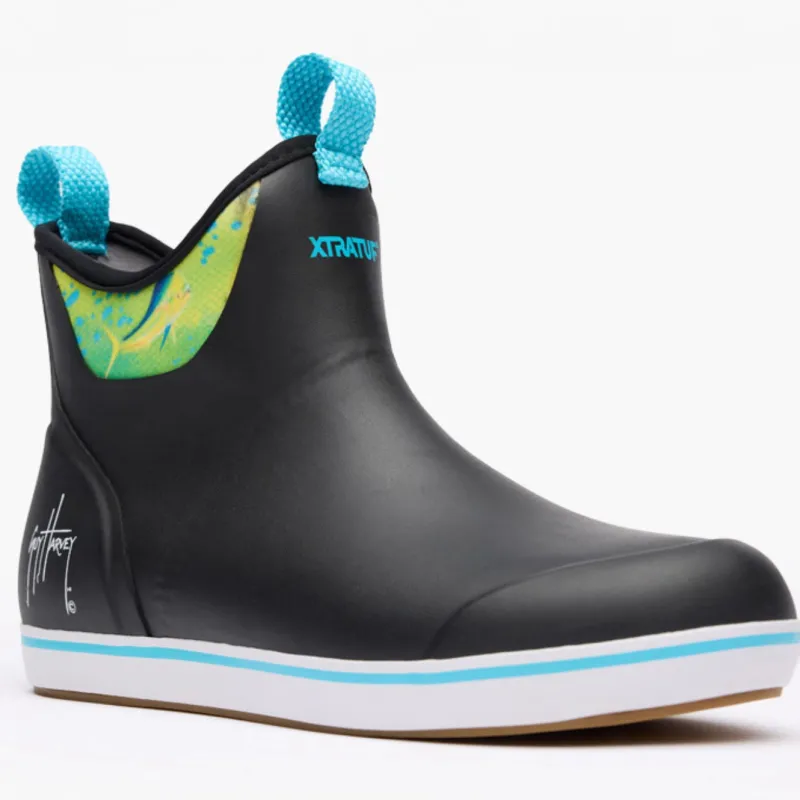 Xtratuf Shoes & Boots>Men's 6" Ankle Deck Boots Guy Harvey