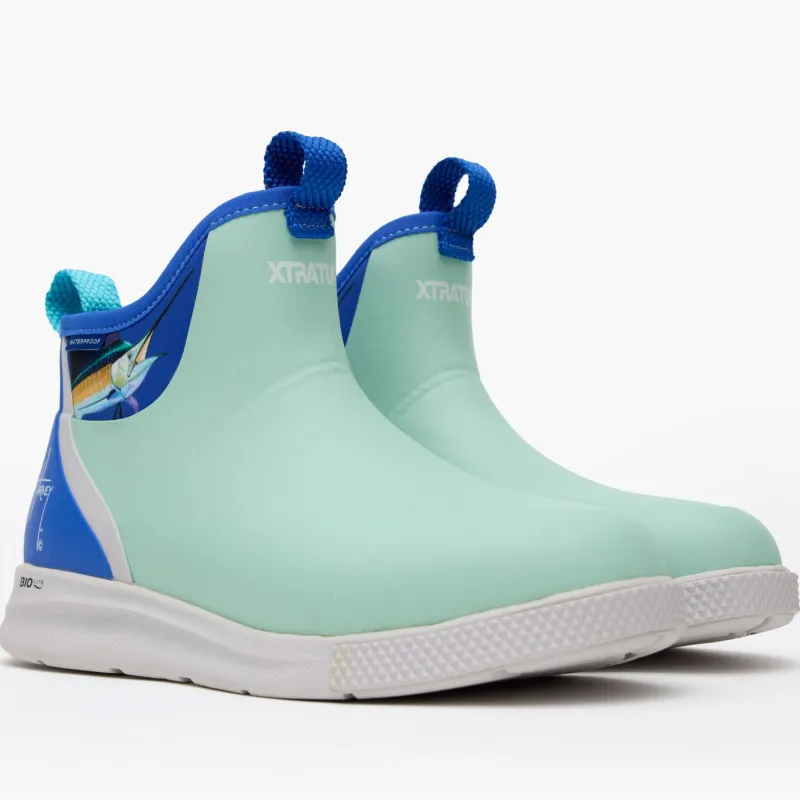 Xtratuf Shoes & Boots>Men's 6" Ankle Deck Sport Boots Guy Harvey