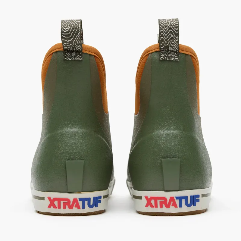 Xtratuf Shoes & Boots>Men's Camp Fleece Lined 6" Ankle Deck Boots Spice
