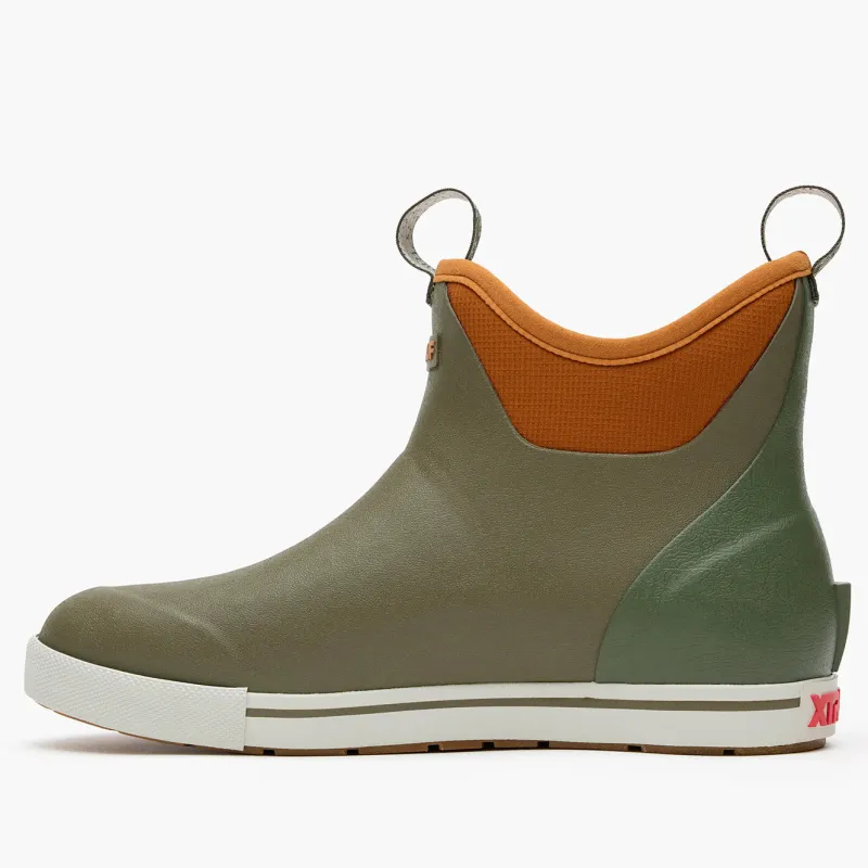 Xtratuf Shoes & Boots>Men's Camp Fleece Lined 6" Ankle Deck Boots Spice