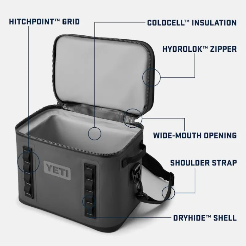 YETI Bags|Tackle Boxes & Storage>Hopper 18 Flip Soft Cooler